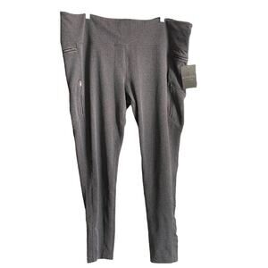 NWT Athleta Black Herringbone Sly Drifter Tight 2X